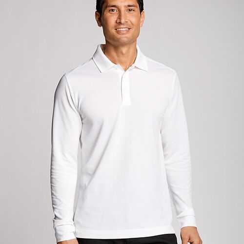 Cutter & Buck Advantage Tri-Blend Pique Mens Big and Tall Long Sleeve Polo Thumbnail