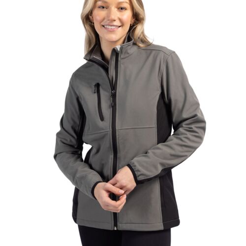 Clique Narvik Eco Stretch Softshell Full Zip Womens Jacket Thumbnail