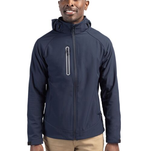 Clique Milford Waterproof Softshell Full Zip Hooded Mens Jacket Thumbnail