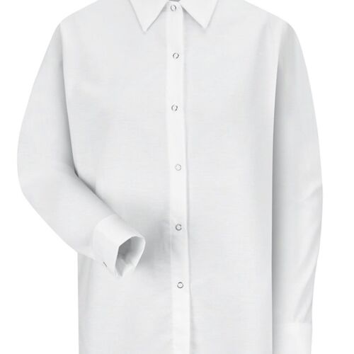 Women's Long Sleeve Specialized Pocketless Poplin Work Shirt Thumbnail