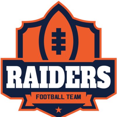 Raiders Football Team logo template Thumbnail