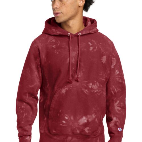 Reverse Weave® Scrunch Dye Tie Dye Hooded Sweatshirt Thumbnail
