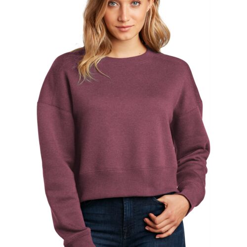 Women's Perfect Weight® Fleece Cropped Crew Thumbnail