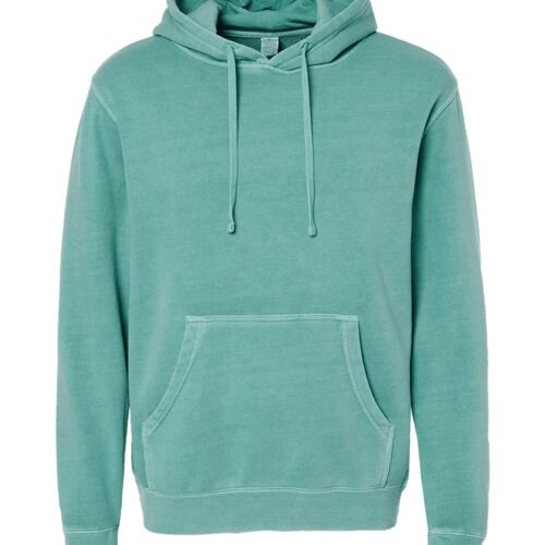 Midweight Pigment-Dyed Hooded Sweatshirt Thumbnail
