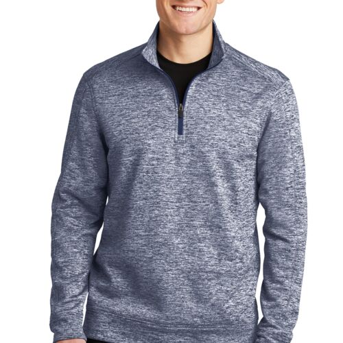 PosiCharge® Electric Heather Fleece 1/4 Zip Pullover (NAME OPTION) Thumbnail