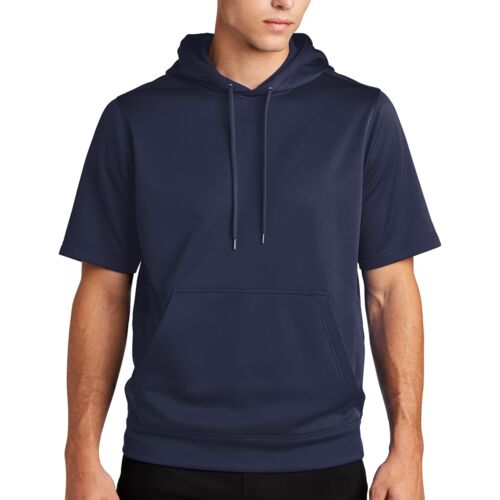 Sport Wick ® Fleece Short Sleeve Hooded Pullover (NAME+NUMBER) Thumbnail
