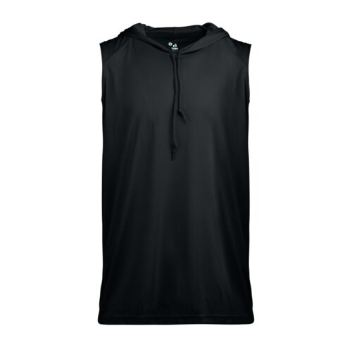 Badger B-Core Sleeveless Hood Tee Thumbnail