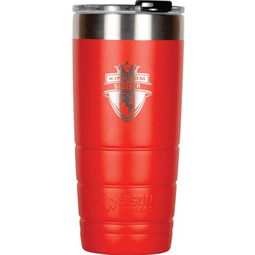 22oz Kingdom Bison Tumbler - Red Thumbnail