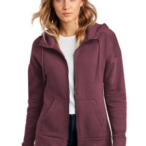 Women's Perfect Weight® Fleece Drop Shoulder Full Zip Hoodie Thumbnail