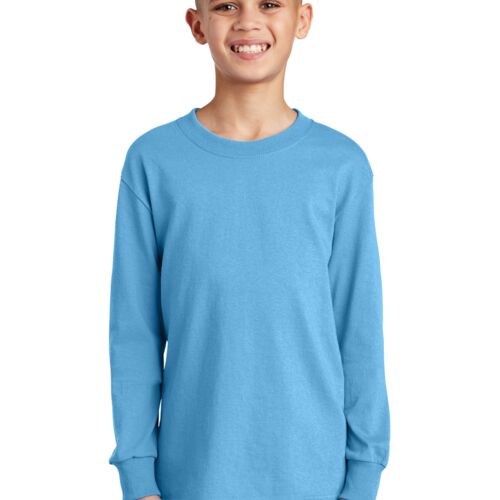 Copy of Youth Long Sleeve Core Cotton Tee (NAME) Thumbnail
