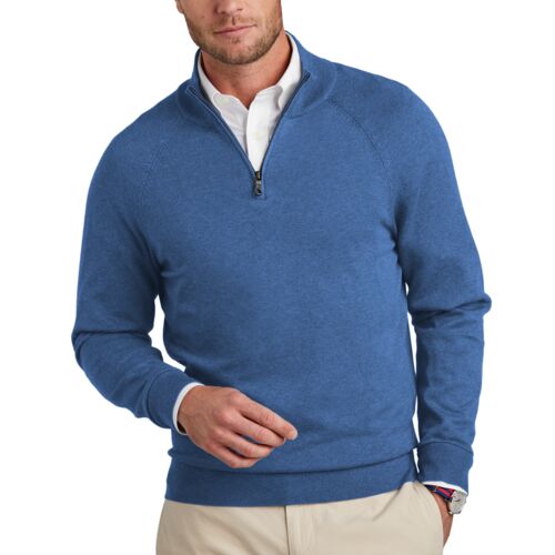 Brooks Brothers® Cotton Stretch 1/4-Zip Sweater Thumbnail