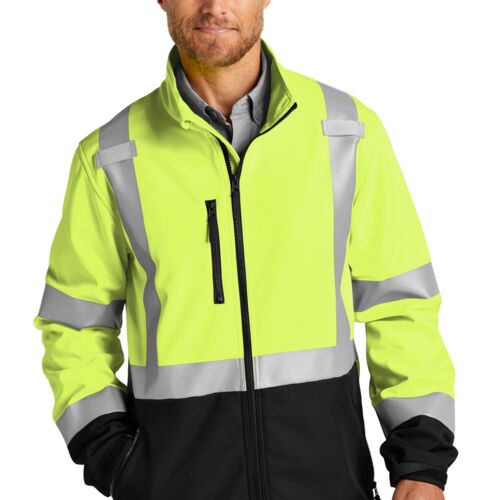 Ansi 107 Class 3 Soft Shell Jacket (SHOPCSM) Thumbnail