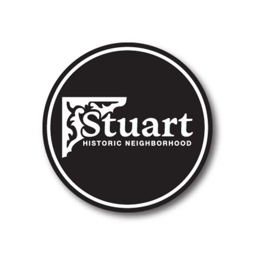 Stuart Historic Neighborhood Circle Decal Thumbnail