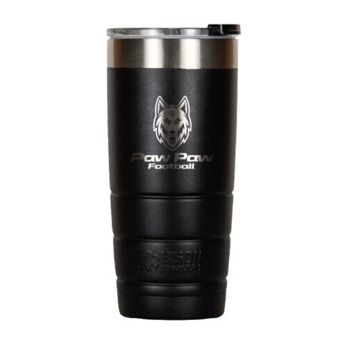 22 oz Bison Tumbler (Paw Paw Football) Thumbnail