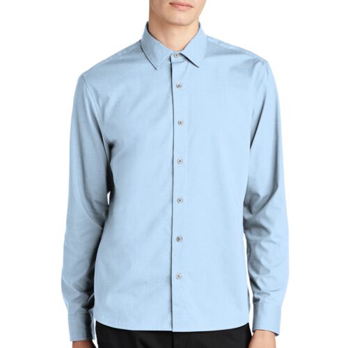Mercer+Mettle® Men's Long Sleeve Stretch Woven Shirt (Yeo & Yeo) Thumbnail