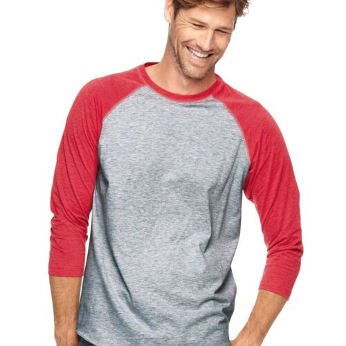 Baseball Fine Jersey Three-Quarter Sleeve Tee Thumbnail