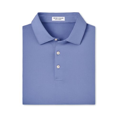 Peter Millar Men's Solid Performance Polo - Self Collar Thumbnail
