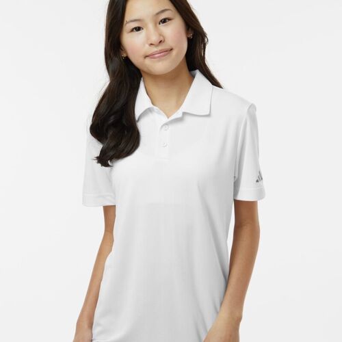 Adidas Youth Performance Polo (NAME/NUMBER OPTION) Thumbnail