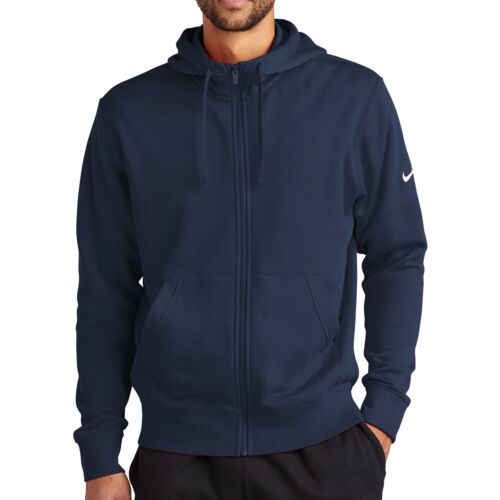 Club Fleece Sleeve Swoosh Full Zip Hoodie (sport option) Thumbnail