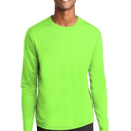 Sport-Tek® PosiCharge® RacerMesh® Long Sleeve Tee (Sherriff Goslin ALL BLACK) Thumbnail