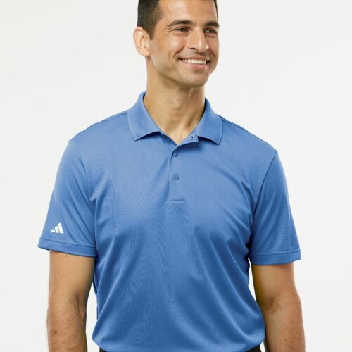 Adidas Men's Basic Sport Polo (SHERRIFF GOSLIN ALL BLACK) Thumbnail