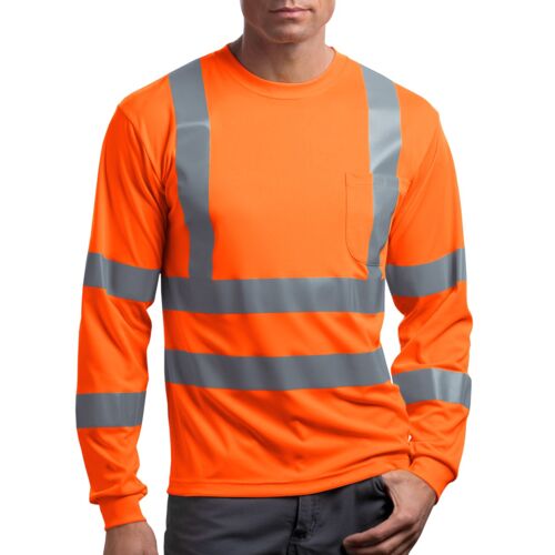 CornerStone® ANSI 107 Class 3 Long Sleeve Snag-Resistant Reflective T-Shirt (CSM New Hire) Thumbnail