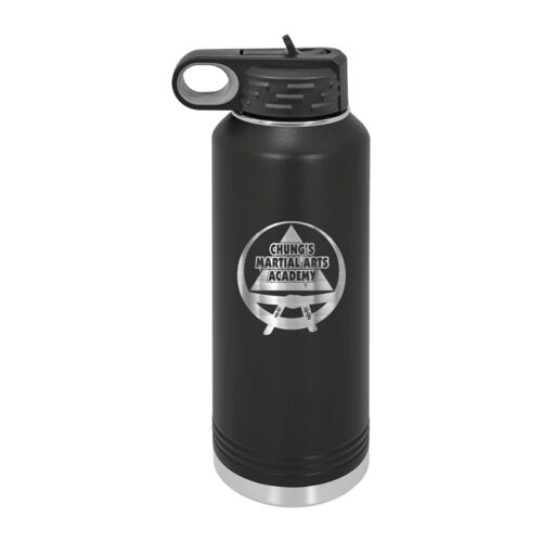 Polar Camel 40 oz. Black Water Bottle (Chungs Martial Arts) Thumbnail
