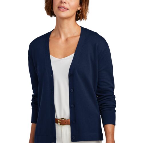 Brooks Brothers® Women’s Cotton Stretch Cardigan Sweater (NuBerry Farms) Thumbnail