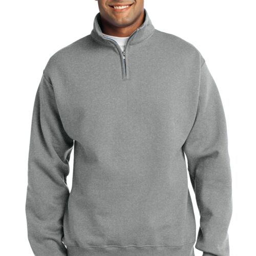 NuBlend® 1/4-Zip Cadet Collar Sweatshirt Thumbnail