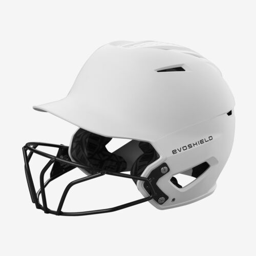 EVOSHIELD XVT 2.0 Matte Batting Helmet with Facemask (sticker pack included) Thumbnail