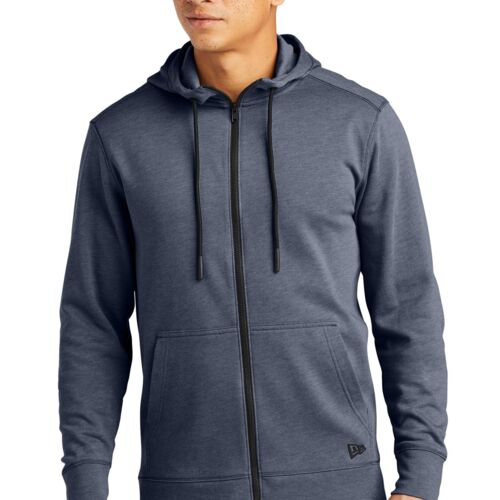 New Era® Tri-Blend Fleece Full-Zip Hoodie (Next Level) Thumbnail