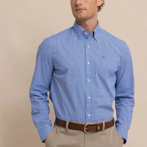 Southern Tide Men's Charleston Parkwood Microgingham Sportshirt Thumbnail