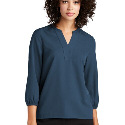 Mercer+Mettle® Women's Stretch Crepe 3/4-Sleeve Blouse Thumbnail