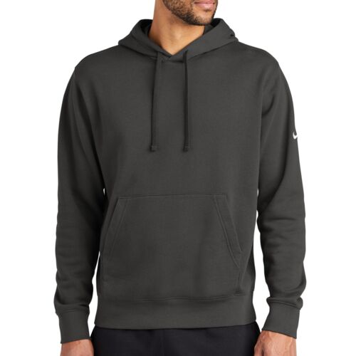 Nike Club Fleece Sleeve Swoosh Pullover Hoodie (CMS Energy) Thumbnail