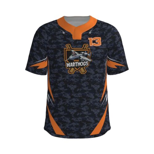 CHAMPRO® Juice 2-Button Pro Neck Short Sleeve Loose Jersey Thumbnail