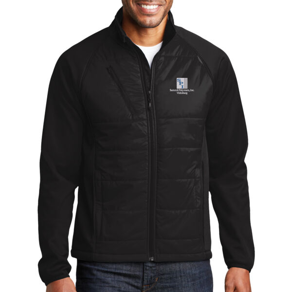EV1 Port Authority® Hybrid Soft Shell Jacket Thumbnail