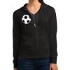 Women's Fitted Jersey Full Zip Hoodie Thumbnail