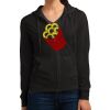 Women's Fitted Jersey Full Zip Hoodie Thumbnail