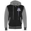 Unisex Heavyweight Varsity Full-Zip Hooded Sweatshirt Thumbnail