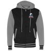 Unisex Heavyweight Varsity Full-Zip Hooded Sweatshirt Thumbnail