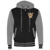 Unisex Heavyweight Varsity Full-Zip Hooded Sweatshirt Thumbnail