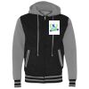 Unisex Heavyweight Varsity Full-Zip Hooded Sweatshirt Thumbnail