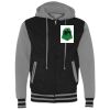 Unisex Heavyweight Varsity Full-Zip Hooded Sweatshirt Thumbnail