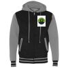 Unisex Heavyweight Varsity Full-Zip Hooded Sweatshirt Thumbnail