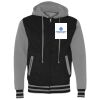 Unisex Heavyweight Varsity Full-Zip Hooded Sweatshirt Thumbnail