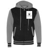 Unisex Heavyweight Varsity Full-Zip Hooded Sweatshirt Thumbnail