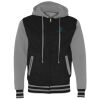 Unisex Heavyweight Varsity Full-Zip Hooded Sweatshirt Thumbnail