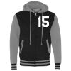 Unisex Heavyweight Varsity Full-Zip Hooded Sweatshirt Thumbnail