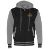 Unisex Heavyweight Varsity Full-Zip Hooded Sweatshirt Thumbnail