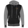 Unisex Heavyweight Varsity Full-Zip Hooded Sweatshirt Thumbnail